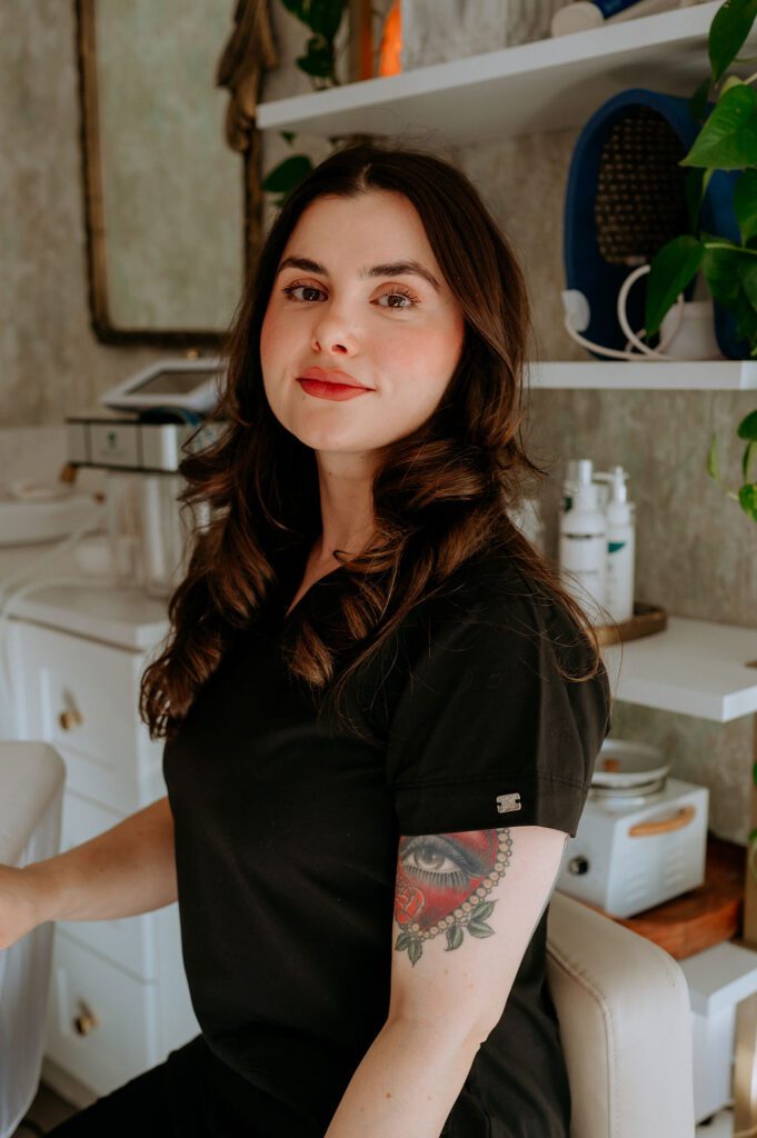 Modern brand photography for beauty and skincare professionals